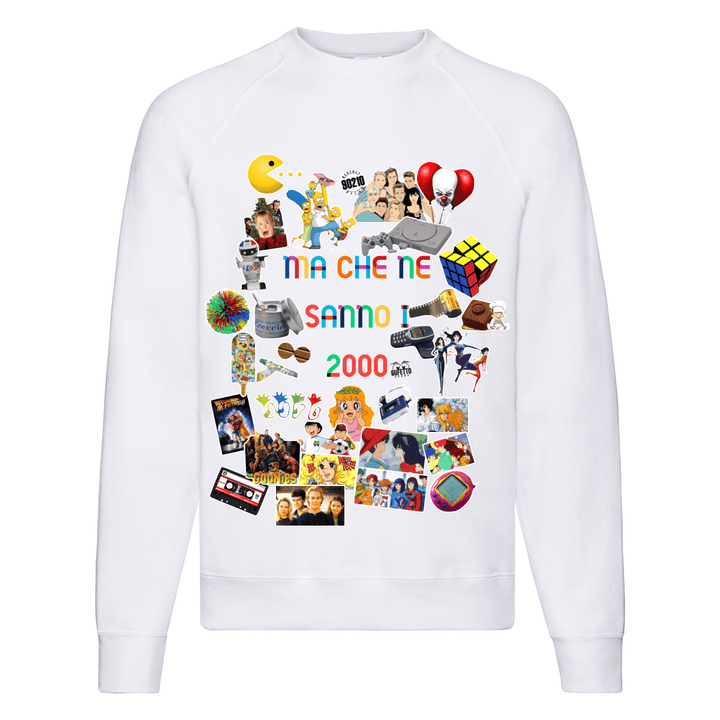 Felpa Classic  Uomo Donna Ma che ne sanno i 2000 ( M2000 ) - Gufetto Brand 
