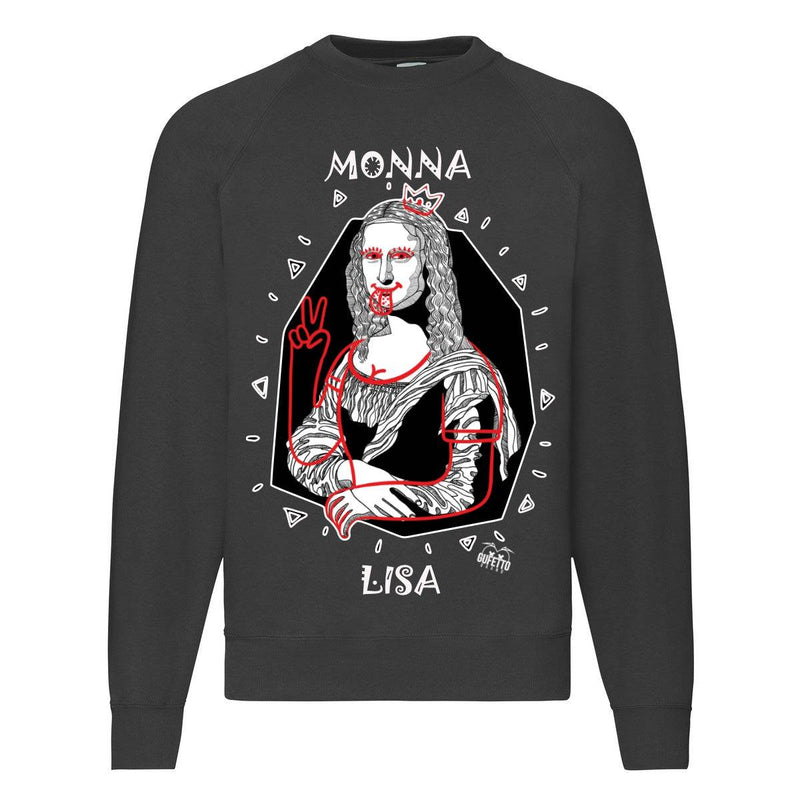 Felpa Classic  Uomo Donna MONNA LISA ( B5089 ) - Gufetto Brand 