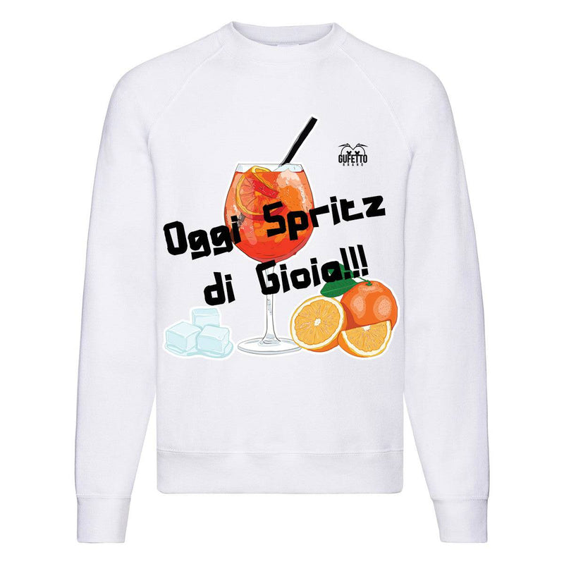 Felpa Classic  Uomo Donna Oggi Spritz ( V9581 ) - Gufetto Brand 