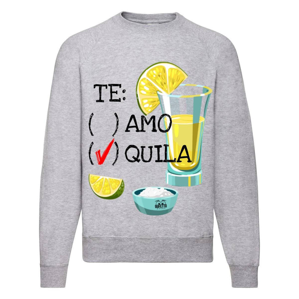 Felpa Classic  Uomo Donna TEQUILA ( T9876 ) - Gufetto Brand 