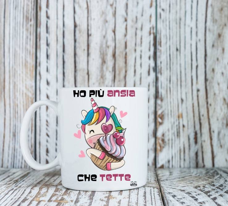 Tazza Ho più Ansia ( H03164 ) - Gufetto Brand 