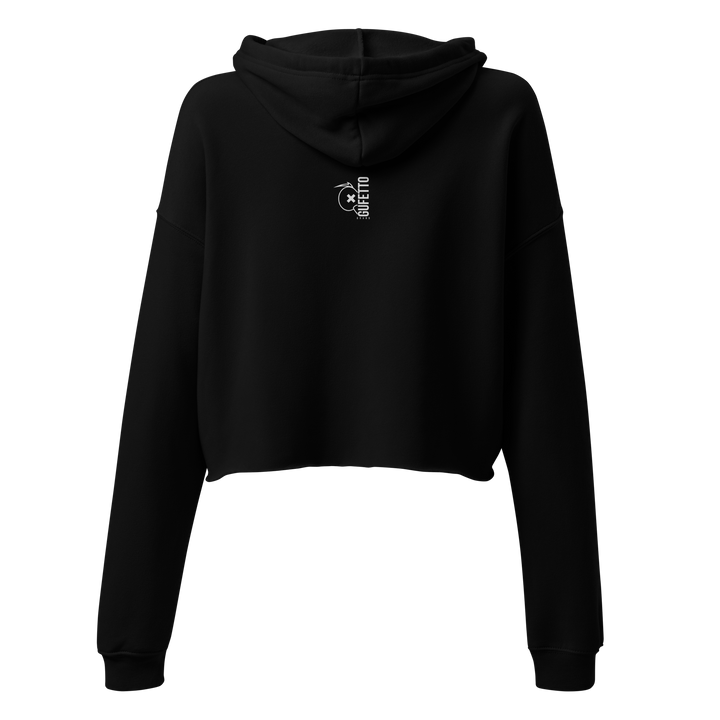 Felpa con cappuccio corta SKULL DARK - Gufetto Brand 