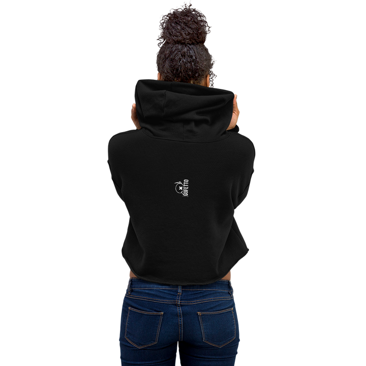 Felpa con cappuccio corta SKULL DARK - Gufetto Brand 