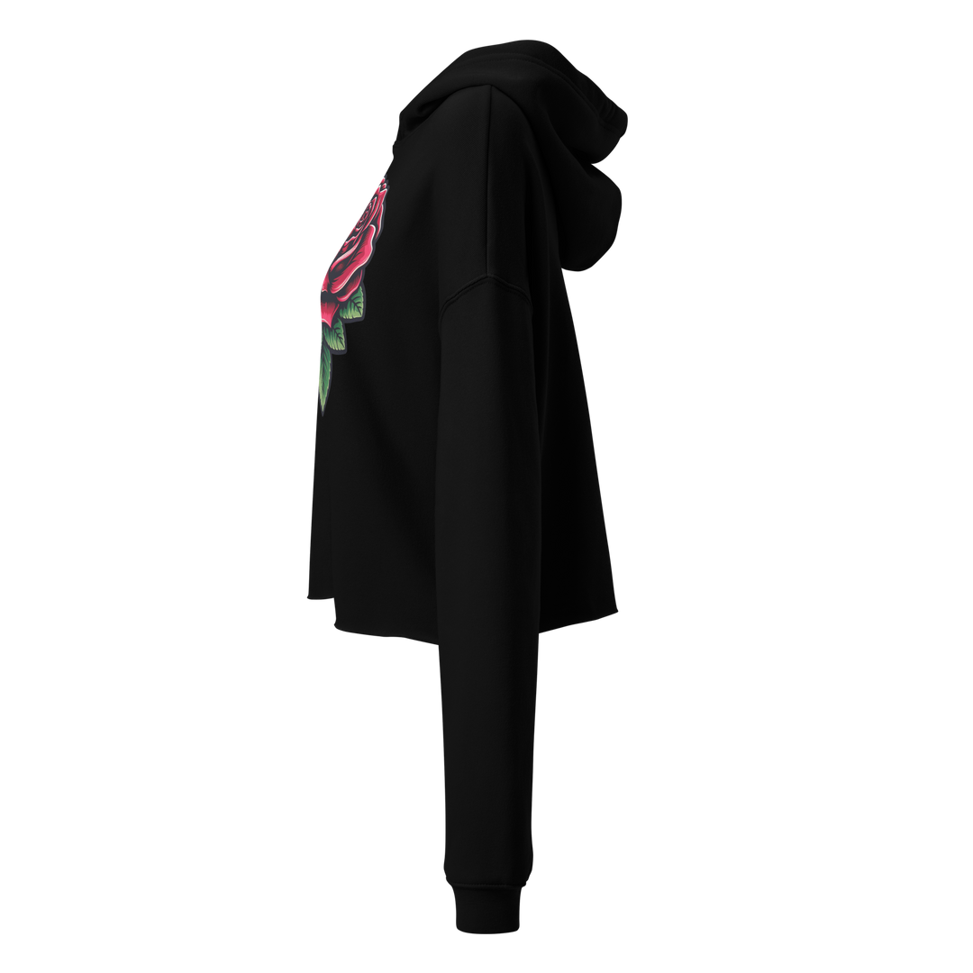 Felpa con cappuccio corta SKULL DARK - Gufetto Brand 