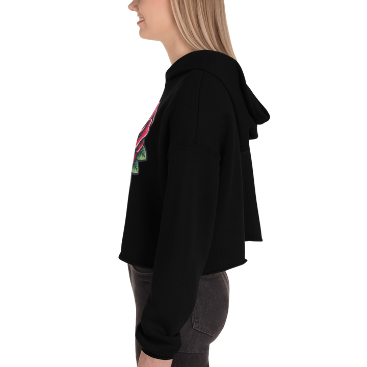 Felpa con cappuccio corta SKULL DARK - Gufetto Brand 