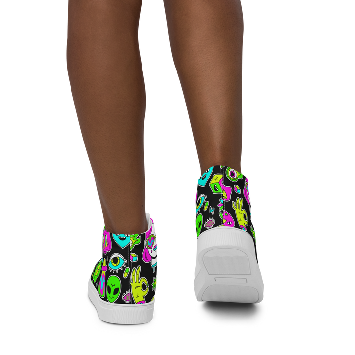 Sneakers alte in tela da donna FUN EDITION - Gufetto Brand 