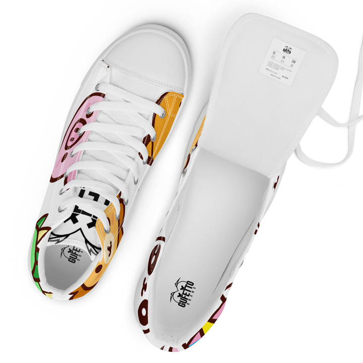 Sneakers alte in tela da donna EMOJI - Gufetto Brand 
