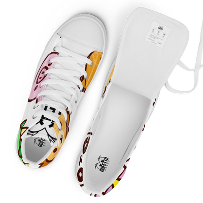 Sneakers alte in tela da donna EMOJI - Gufetto Brand 