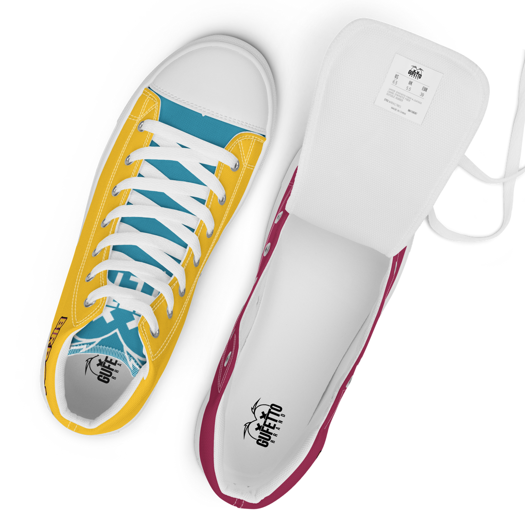 Sneakers alte in tela da donna BIRROLO NEW - Gufetto Brand 