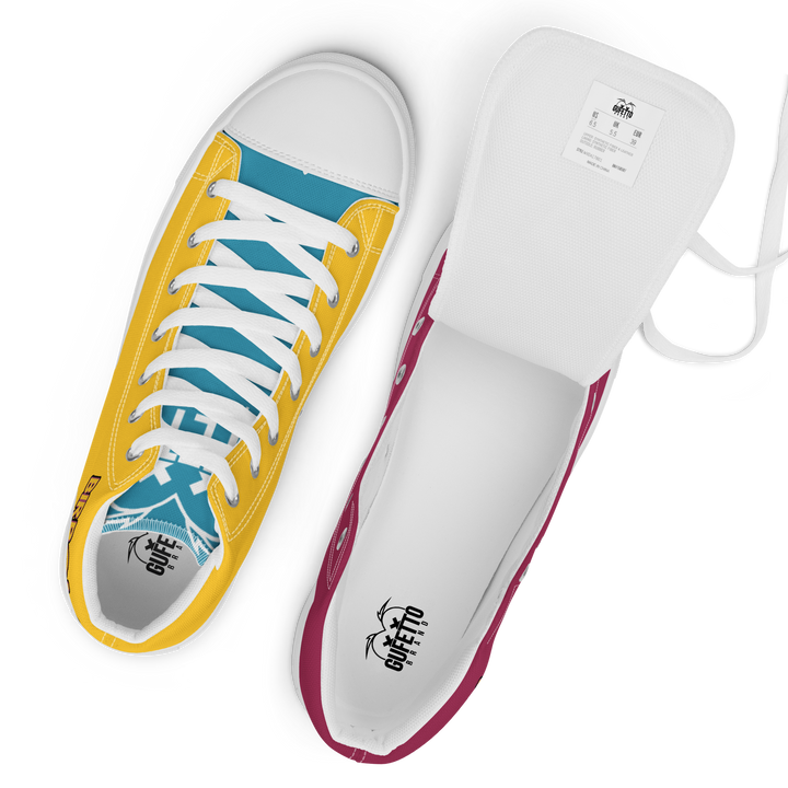 Sneakers alte in tela da donna BIRROLO NEW - Gufetto Brand 