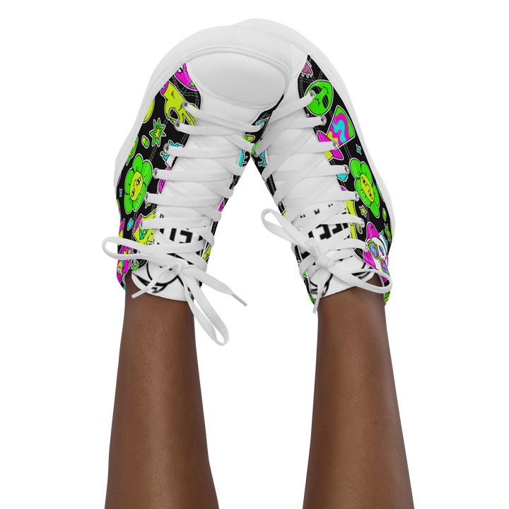 Sneakers alte in tela da donna FUN EDITION - Gufetto Brand 