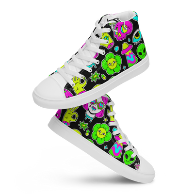 Sneakers alte in tela da donna FUN EDITION - Gufetto Brand 