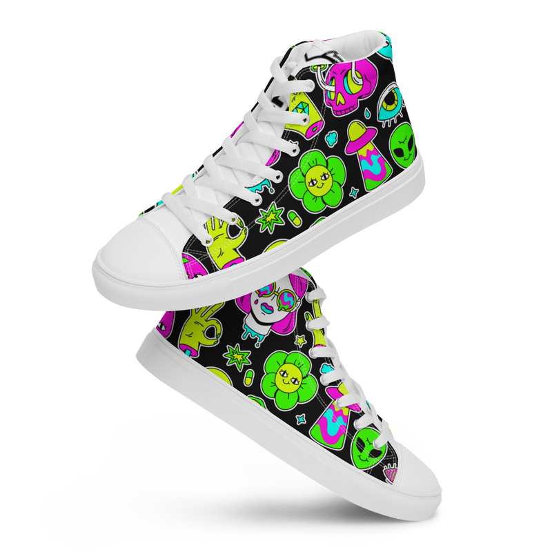 Sneakers alte in tela da donna FUN EDITION - Gufetto Brand 