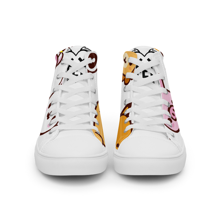Sneakers alte in tela da donna EMOJI - Gufetto Brand 