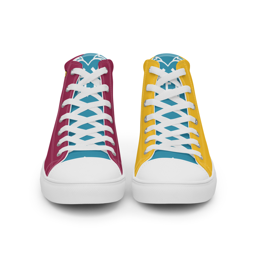 Sneakers alte in tela da donna BIRROLO NEW - Gufetto Brand 