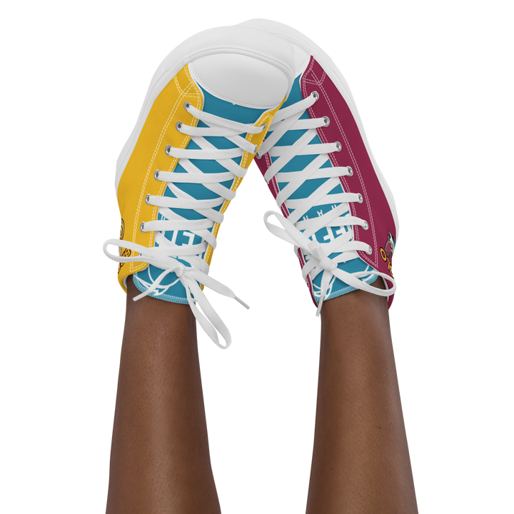 Sneakers alte in tela da donna BIRROLO NEW - Gufetto Brand 