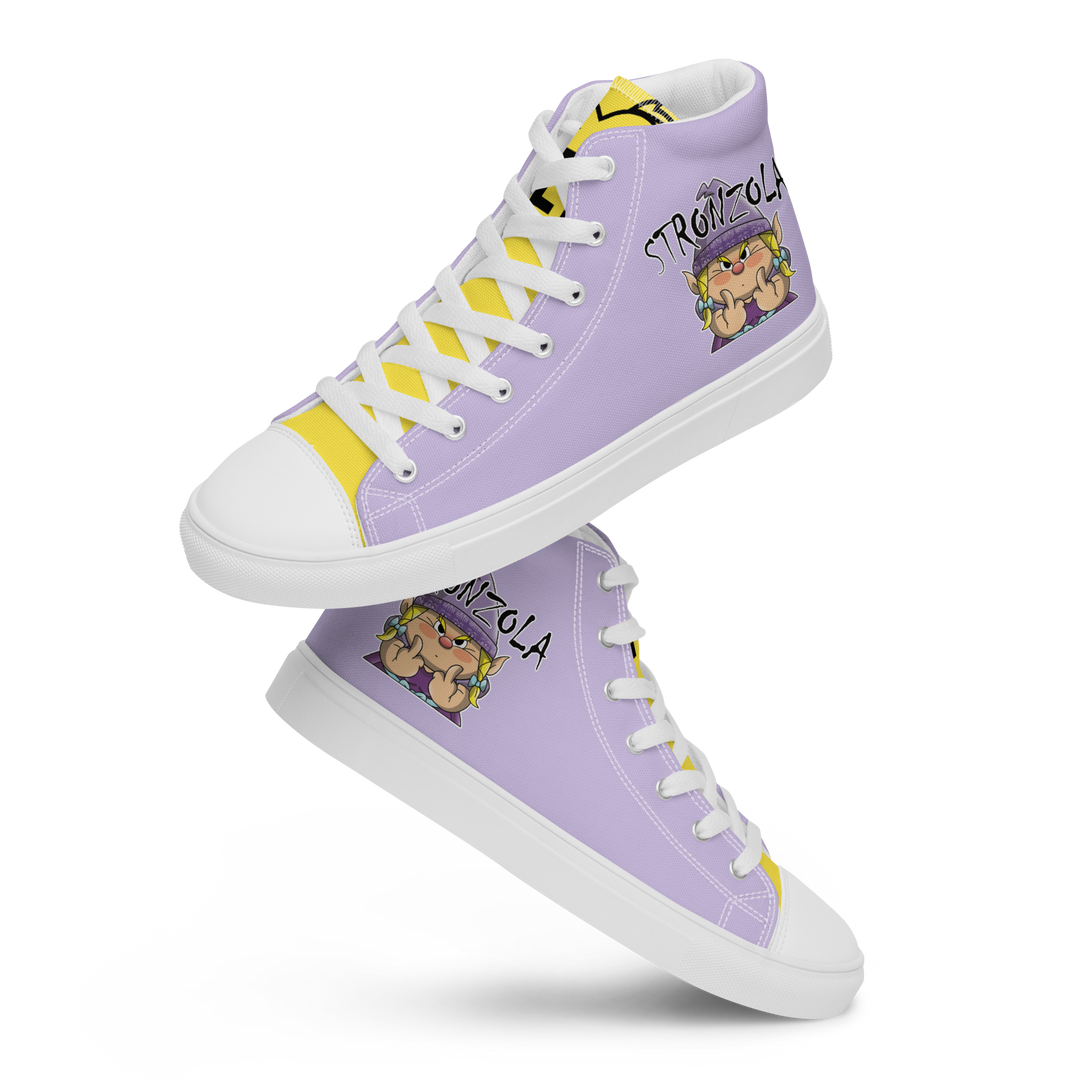 Sneakers alte in tela da donna STRONZOLA - Gufetto Brand 