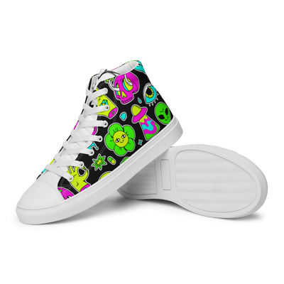 Sneakers alte in tela da donna FUN EDITION - Gufetto Brand 