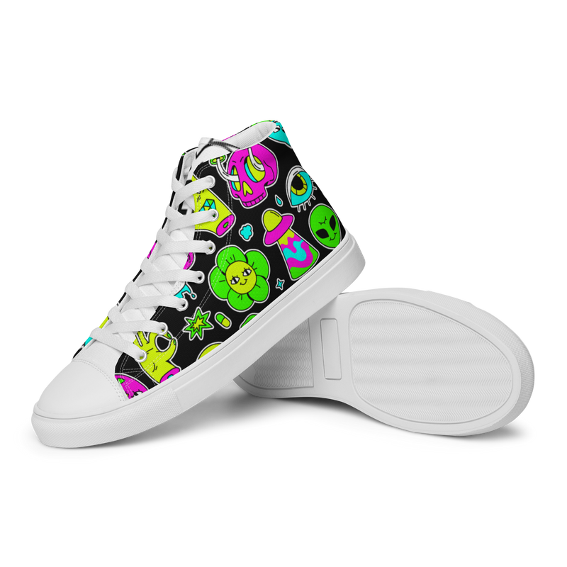 Sneakers alte in tela da donna FUN EDITION - Gufetto Brand 