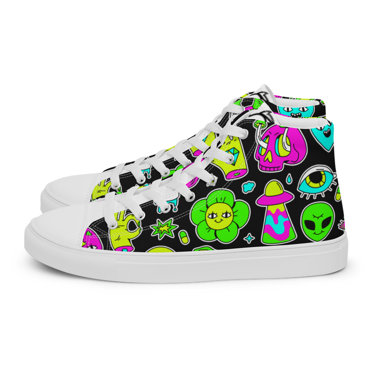 Sneakers alte in tela da donna FUN EDITION - Gufetto Brand 