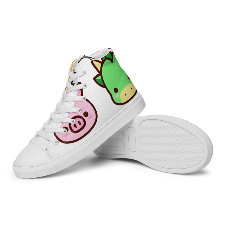 Sneakers alte in tela da donna EMOJI - Gufetto Brand 