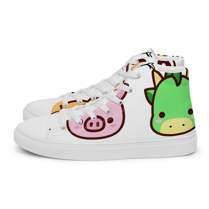Sneakers alte in tela da donna EMOJI - Gufetto Brand 