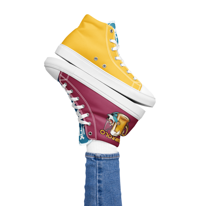 Sneakers alte in tela da donna BIRROLO NEW - Gufetto Brand 