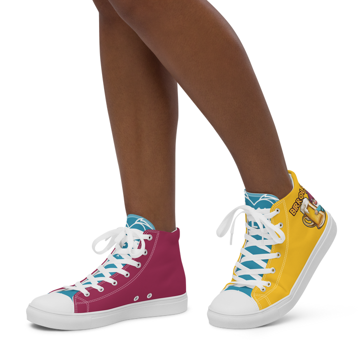 Sneakers alte in tela da donna BIRROLO NEW - Gufetto Brand 