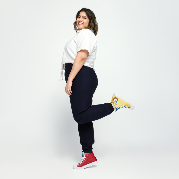 Sneakers alte in tela da donna PROSECCOLO NEW - Gufetto Brand 