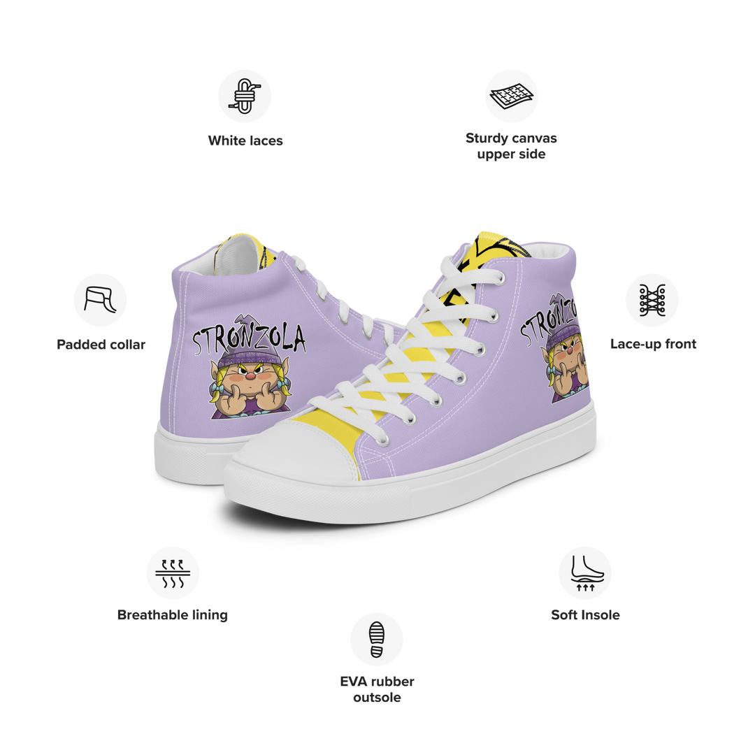 Sneakers alte in tela da donna STRONZOLA - Gufetto Brand 