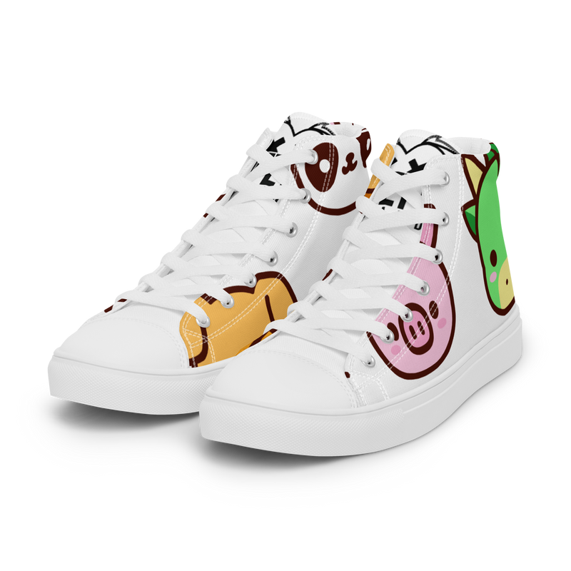 Sneakers alte in tela da donna EMOJI - Gufetto Brand 