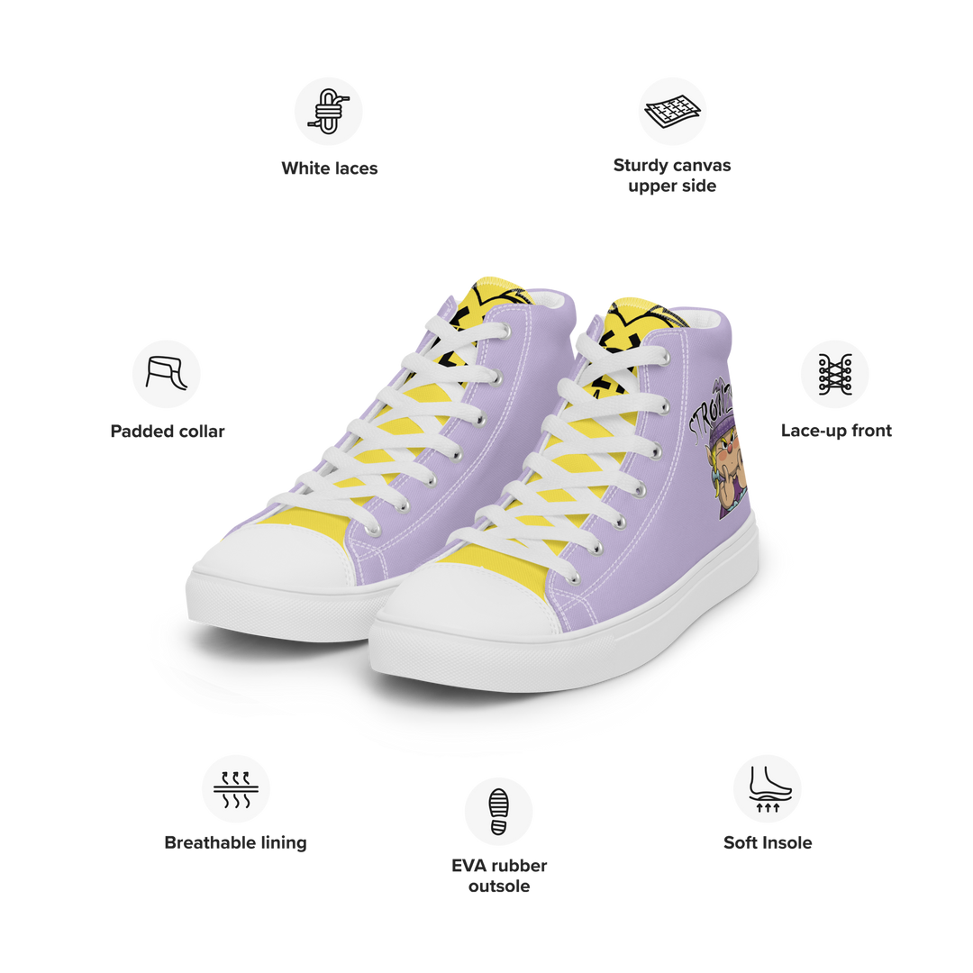 Sneakers alte in tela da donna STRONZOLA - Gufetto Brand 