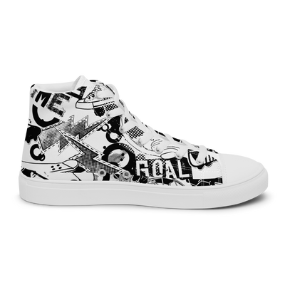 Sneakers alte in tela da donna GOAL - Gufetto Brand 