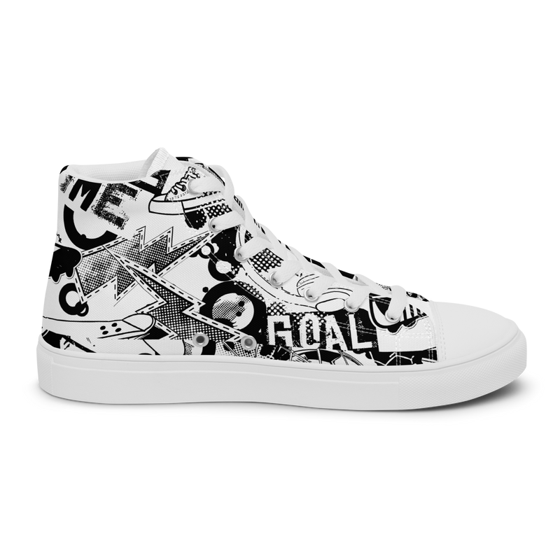 Sneakers alte in tela da donna GOAL - Gufetto Brand 