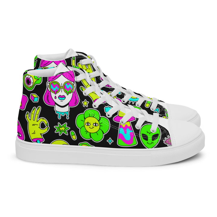 Sneakers alte in tela da donna FUN EDITION - Gufetto Brand 