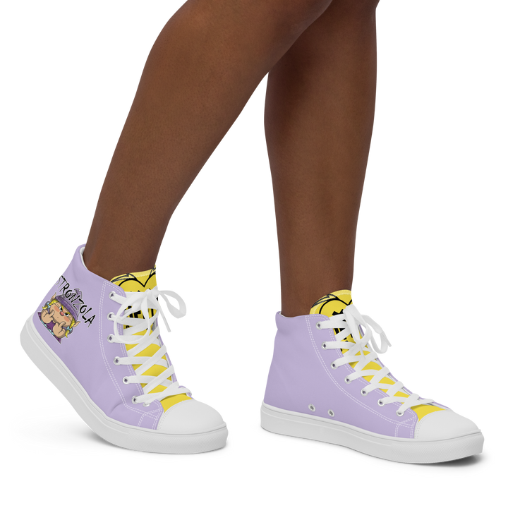 Sneakers alte in tela da donna STRONZOLA - Gufetto Brand 
