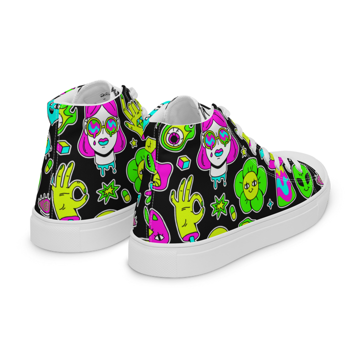 Sneakers alte in tela da donna FUN EDITION - Gufetto Brand 