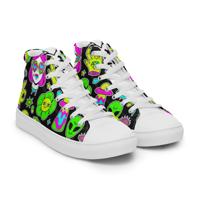 Sneakers alte in tela da donna FUN EDITION - Gufetto Brand 