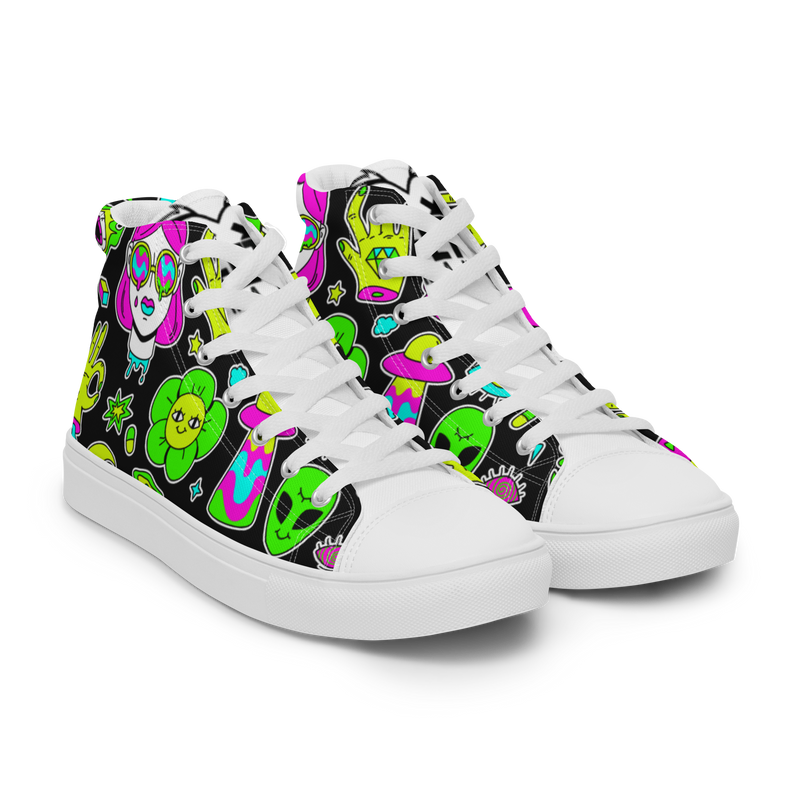 Sneakers alte in tela da donna FUN EDITION - Gufetto Brand 