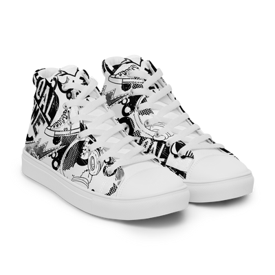 Sneakers alte in tela da donna GOAL - Gufetto Brand 