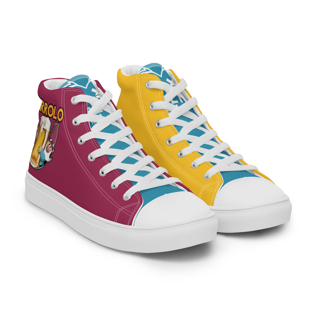 Sneakers alte in tela da donna BIRROLO NEW - Gufetto Brand 