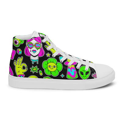 Sneakers alte in tela da donna FUN EDITION - Gufetto Brand 