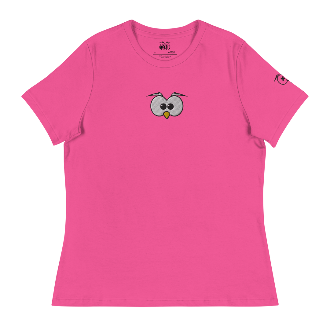 T-shirt relaxed fit donna GUFETTO OCCHI - Gufetto Brand 