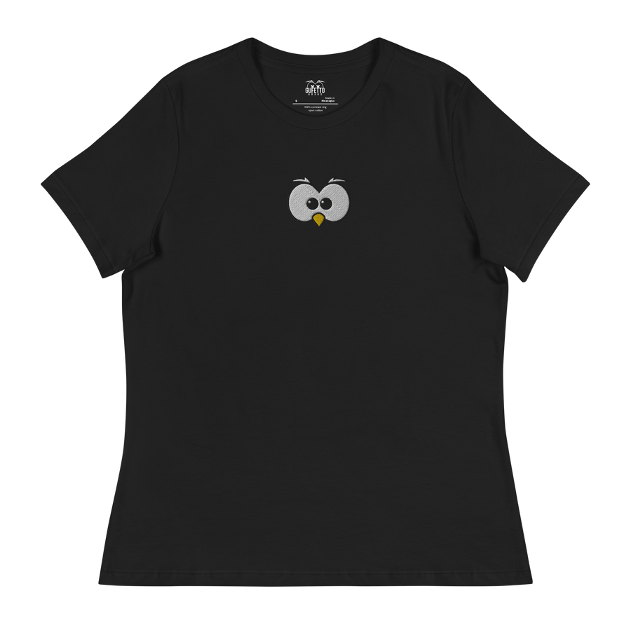 T-shirt relaxed fit donna GUFETTO OCCHI - Gufetto Brand 