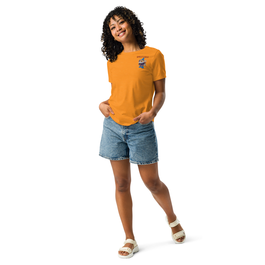 T-shirt Ricamata Donna Spritzolo - Gufetto Brand 