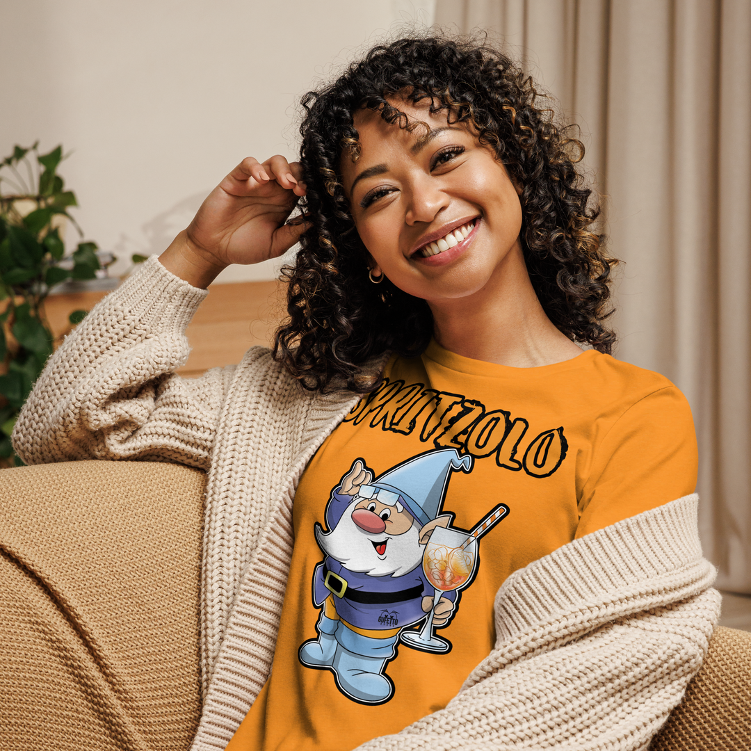 T-shirt Donna Spritzolo Orange Edition - Gufetto Brand 