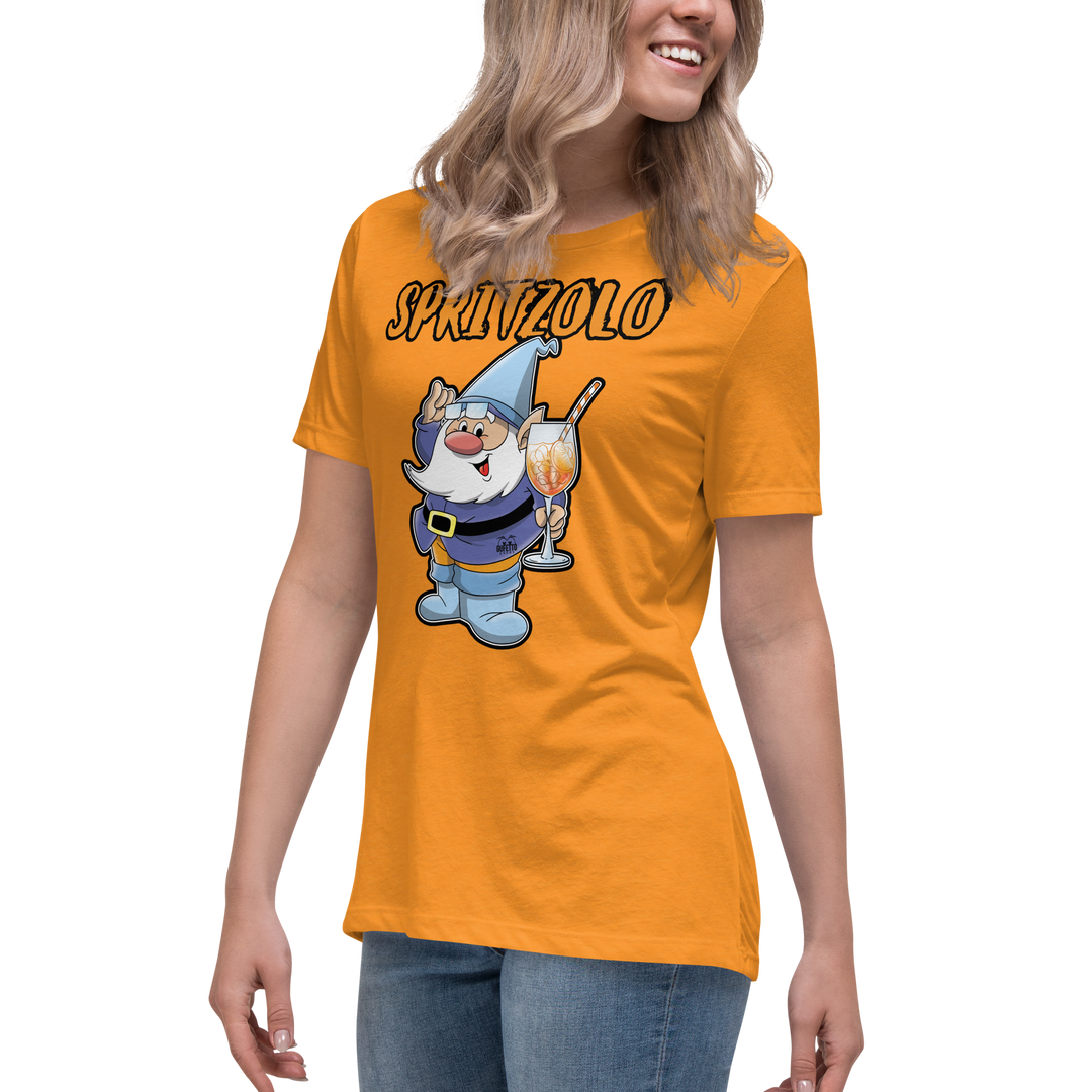 T-shirt Donna Spritzolo Orange Edition - Gufetto Brand 