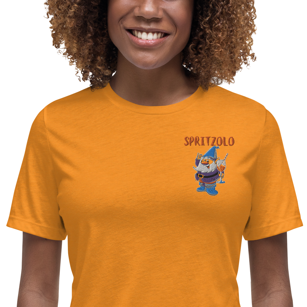 T-shirt Ricamata Donna Spritzolo - Gufetto Brand 