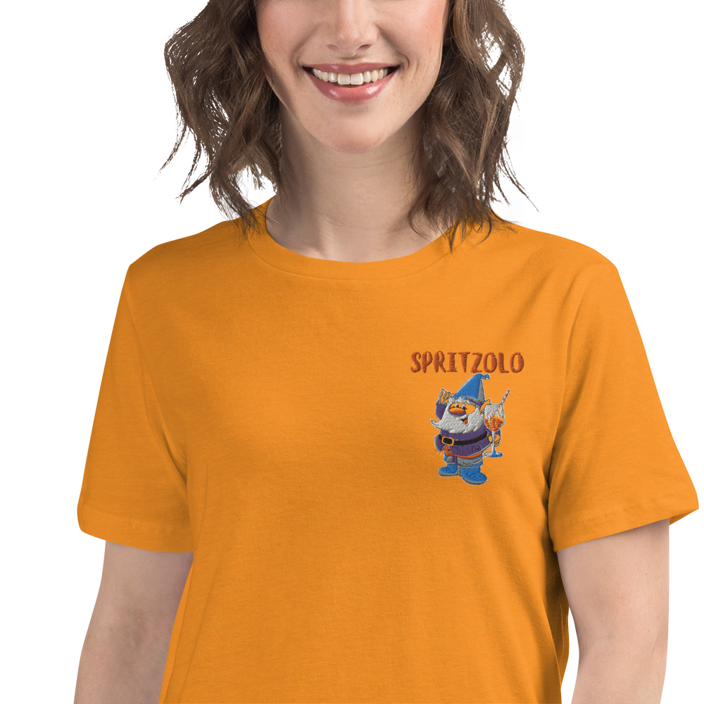 T-shirt Ricamata Donna Spritzolo - Gufetto Brand 