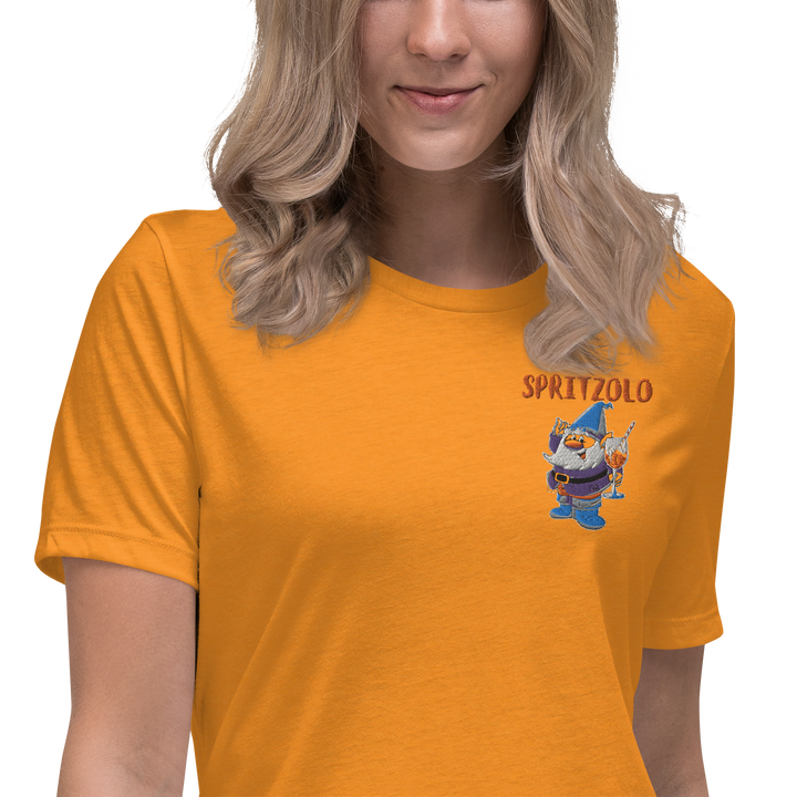T-shirt Ricamata Donna Spritzolo - Gufetto Brand 
